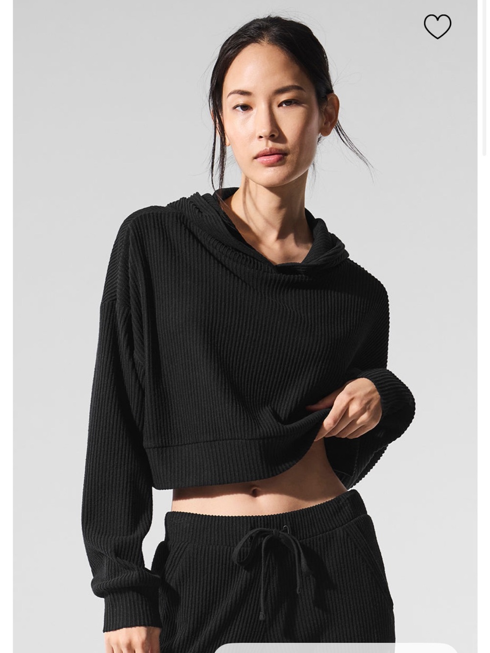 Alo Yoga Muse Hoodie- Ribbed